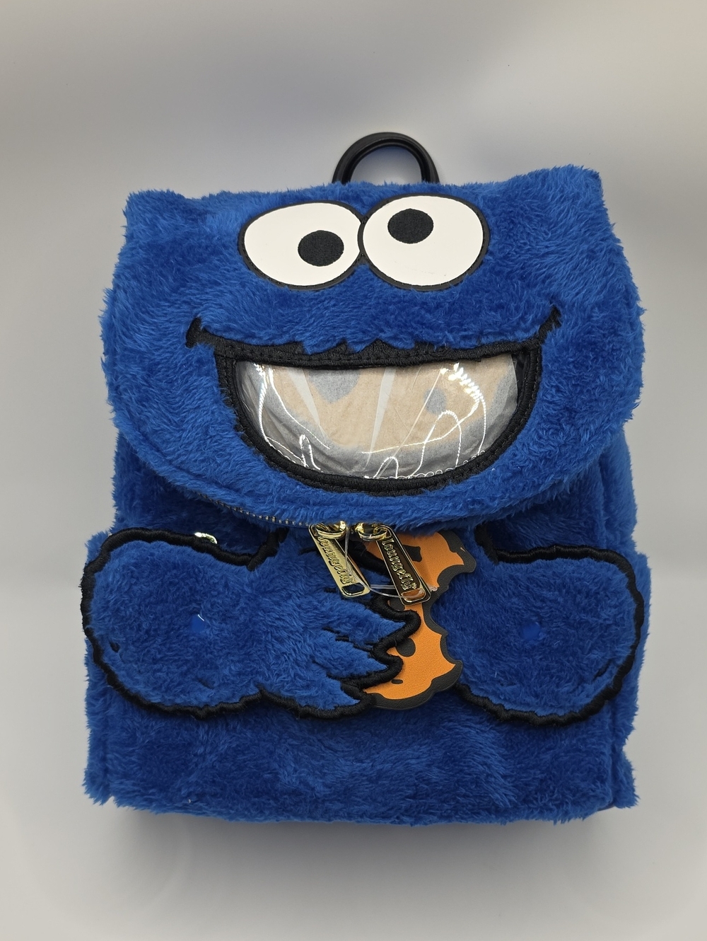 Loungefly Cookie Monster Mini Backpack With Cookie Wallet